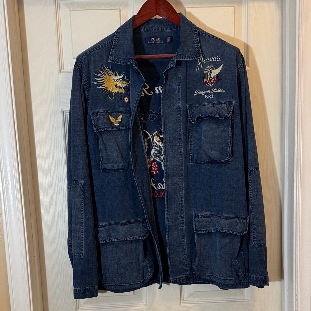Polo by Ralph Lauren Dragon Riders Embroidered Ripstop jacket